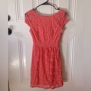 Pink B. Darlin dress size 7/8 gently used.
